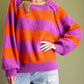 Cozy Pink and Orange Sweater