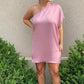 One Sleeve Party Dress