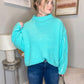 Buttery Soft Teal Sweater